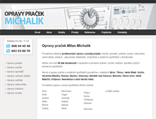 Tablet Screenshot of opravypracekmichalik.cz